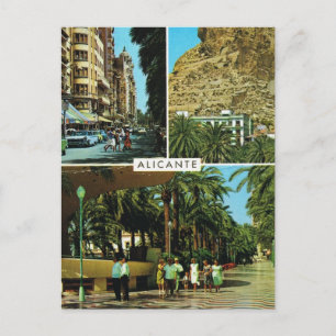 Altes Spanien, Alicante, Mehrfachansicht Postkarte