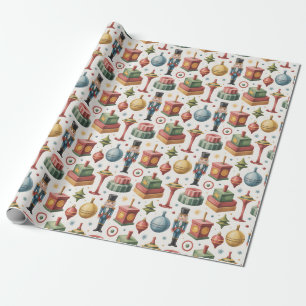 Altes Spielzeuggeschäft Weihnachten Geschenkpapier