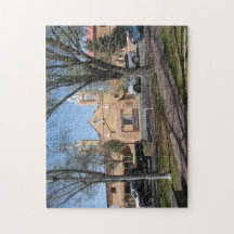 Altes Stadtpuzzlespiel