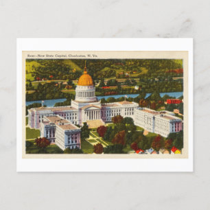 Altes State Capitol in Charleston, West Virginia Postkarte