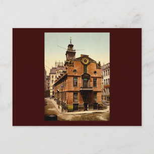 Altes State House Boston Massachusetts Postkarte
