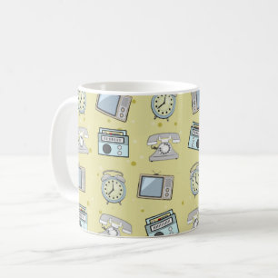 Altes Stoffmuster  Kaffeetasse