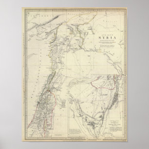 Altes Syrien bis Sinai Poster