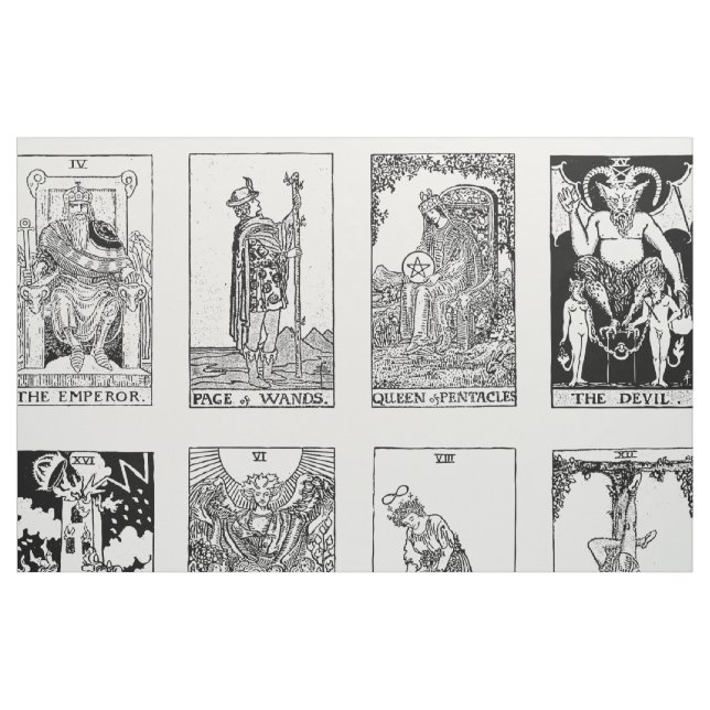 altes Tarot Stoff (Fat Quarter (45,7 x 55,9 cm))