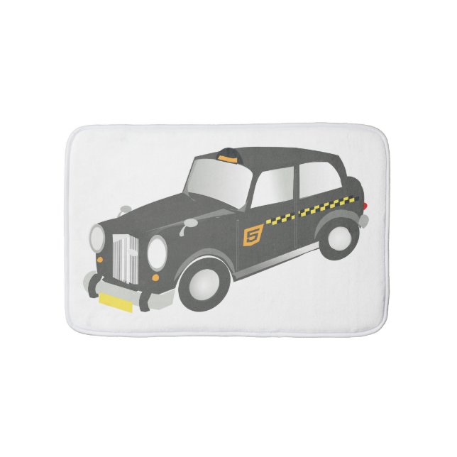 Altes Taxi Badematte (Vorderseite)