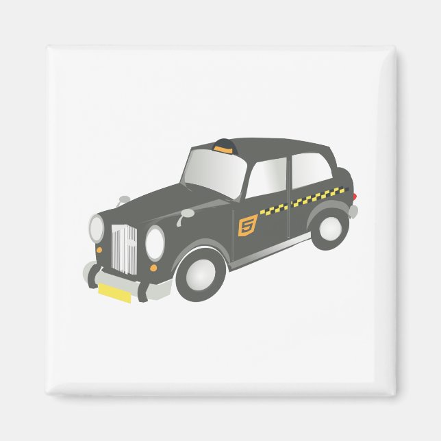 Altes Taxi Magnet (Vorne)
