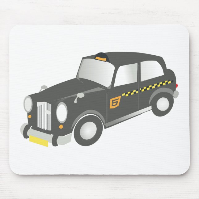 Altes Taxi Mousepad (Vorne)
