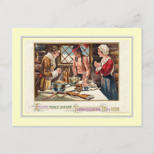 Altes Thanksgiving Feiertagspostkarte