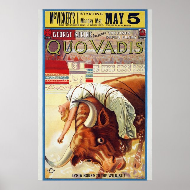 Altes Theater-/Veranstaltungsplakat Poster (Vorne)