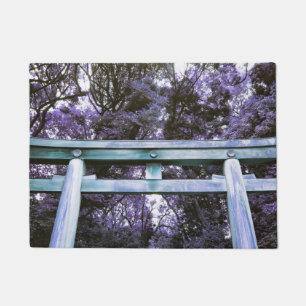 Altes Tor am Meiji-Schrein im Yoyogi-Park in Tokio Fußmatte