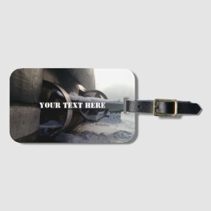 Altes U-Boot Gepäckanhänger