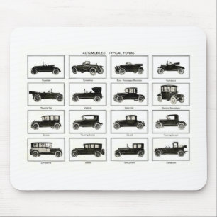 Altes und klassisches Auto (Retro-Auto): Oldtimer Mousepad