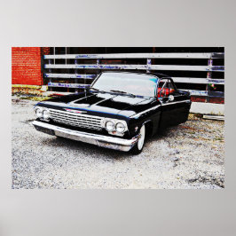 Altes und klassisches Black Impala Art Poster