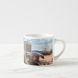 Altes und verlassenes Auto Nr. 3 in Solitaire, Nam Espressotasse