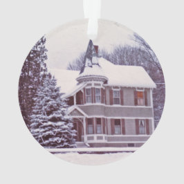 Altes viktorianisches Haus - Zuhause für die Ornament