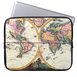 Altes Vintages antikes Laptopschutzhülle