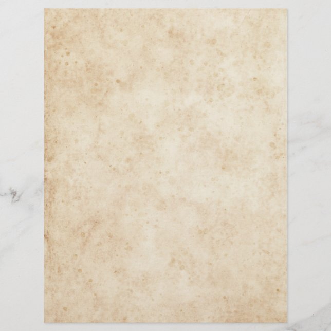 Altes Vintages Lochstanzpapier (Vorderseite)