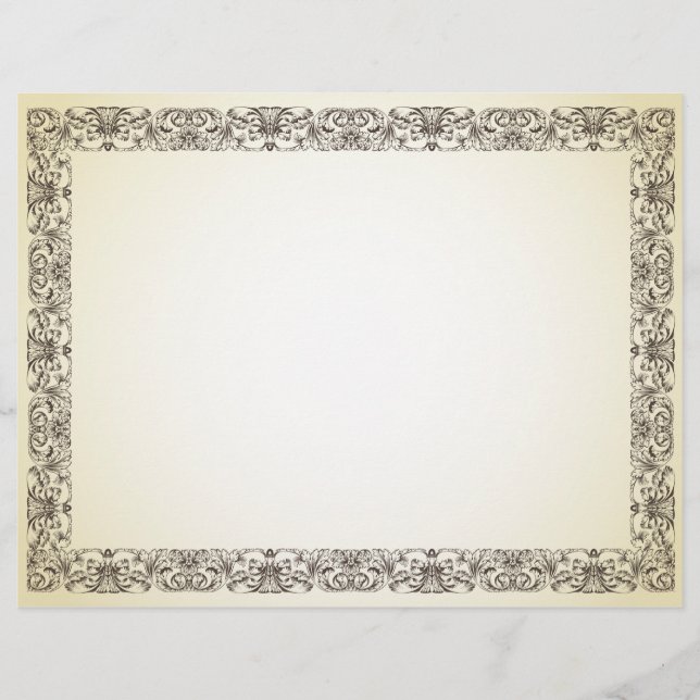 Altes Vintages Pergament-Papier (Vorderseite)