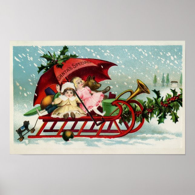 Altes Weihnachten Poster (Vorne)