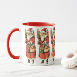 Altes Weihnachten, Santa Claus ausgeschnittenes Bi Tasse