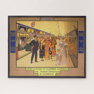 Altes Werbeplakat für die London Underground