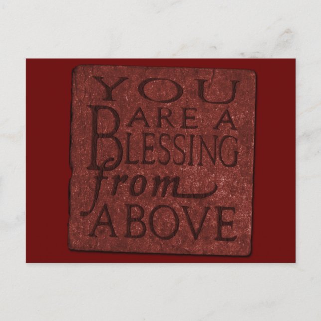 Altes West Postkartensegnen Postkarte (Vorderseite)