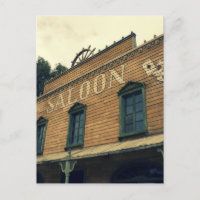 Altes Western-Saal-Bar-alte Gebäude-Karten