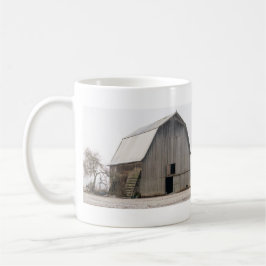 Altes wetterfestes Foto Kaffeetasse
