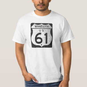 Altes Zeichen der Landstraße 61 T-Shirt