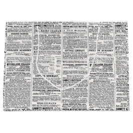 Altes Zeitungsdesign Große Geschenktüte