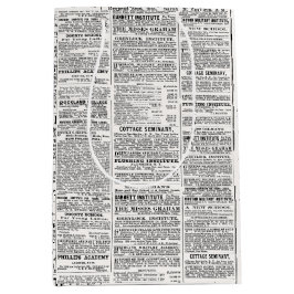 Altes Zeitungsdesign Mittlere Geschenktüte