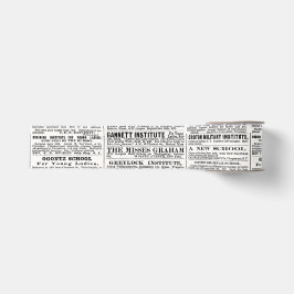 Altes Zeitungsdesign Ripsband