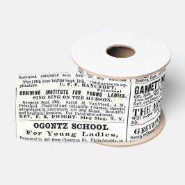 Altes Zeitungsdesign Ripsband