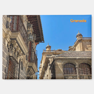 Altes Zentrum der Stadt Granada in Spanien, Reise Magnet