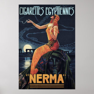 Altes Zigarettenplakat Poster