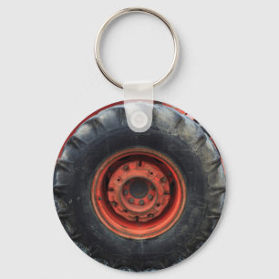 Altes Zugrad Schlüsselanhänger
