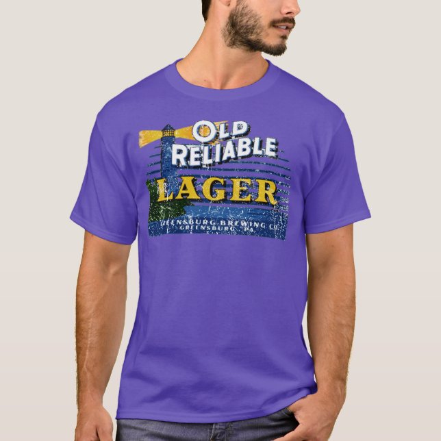 Altes zuverlässiges Bier - Greensburg, PA T-Shirt (Vorderseite)