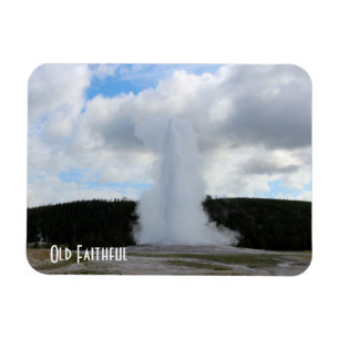 Altes zuverlässiges Foto bei Yellowstone Magnet