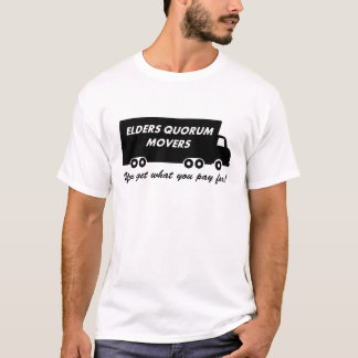 Ältest-Quorum-Urheber: Sie erhalten, was Sie für 3 T-Shirt