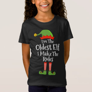 Älteste Elche machen Regeln lustig Weihnachten-Mat T-Shirt