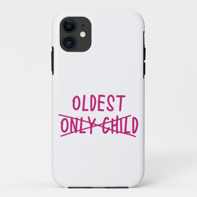 Älteste mit nur ausgekreuztem Kind Case-Mate iPhone Hülle (Rückseite)