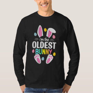 Älteste Osterfamilie Matching Outfit Rabbit T-Shirt
