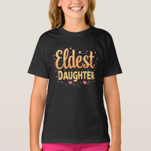 Älteste Tochter Vintage Retro T-Shirt