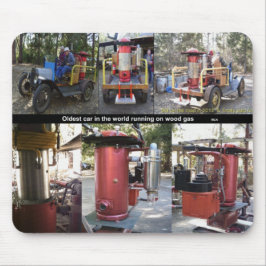 Ältester Wagen auf Holz Mousepad