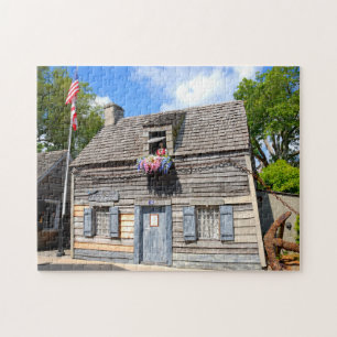 Ältestes Holz-Schulhaus St. Augustine, Florida