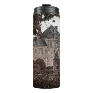Alteuropäisches Herrenhaus Thermosbecher