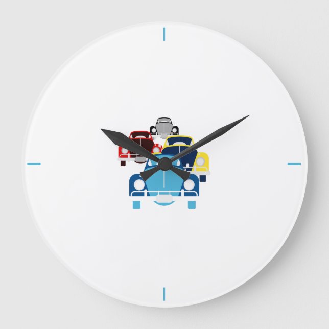 Altfahrzeuge Große Wanduhr (Vorderseite)