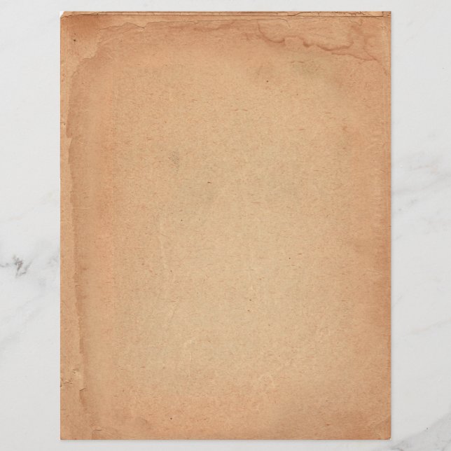 Altformatierte Papiere Letterhead (Vorderseite)