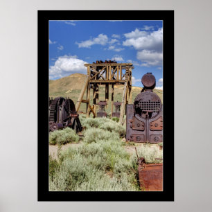 Altgold-Bergwerk Poster