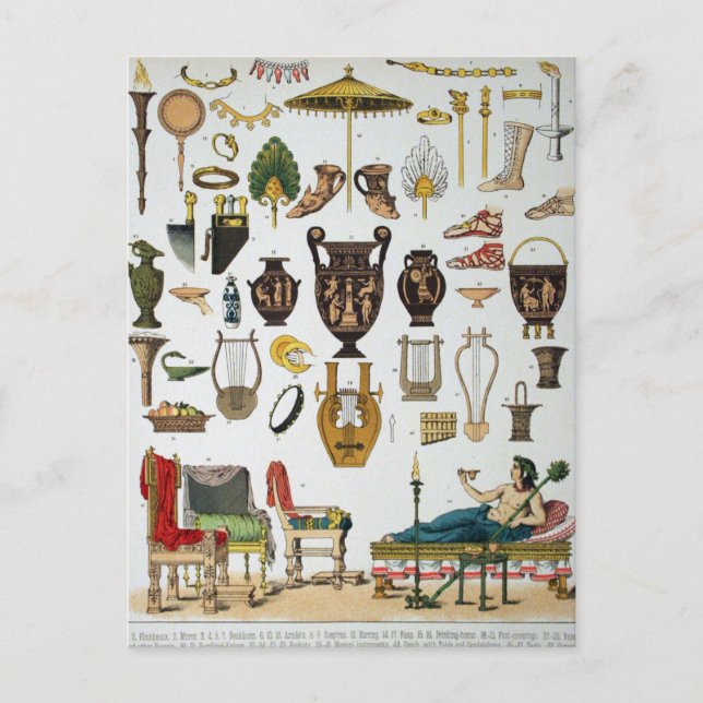 Altgriechisch Postkarte (Vorderseite)